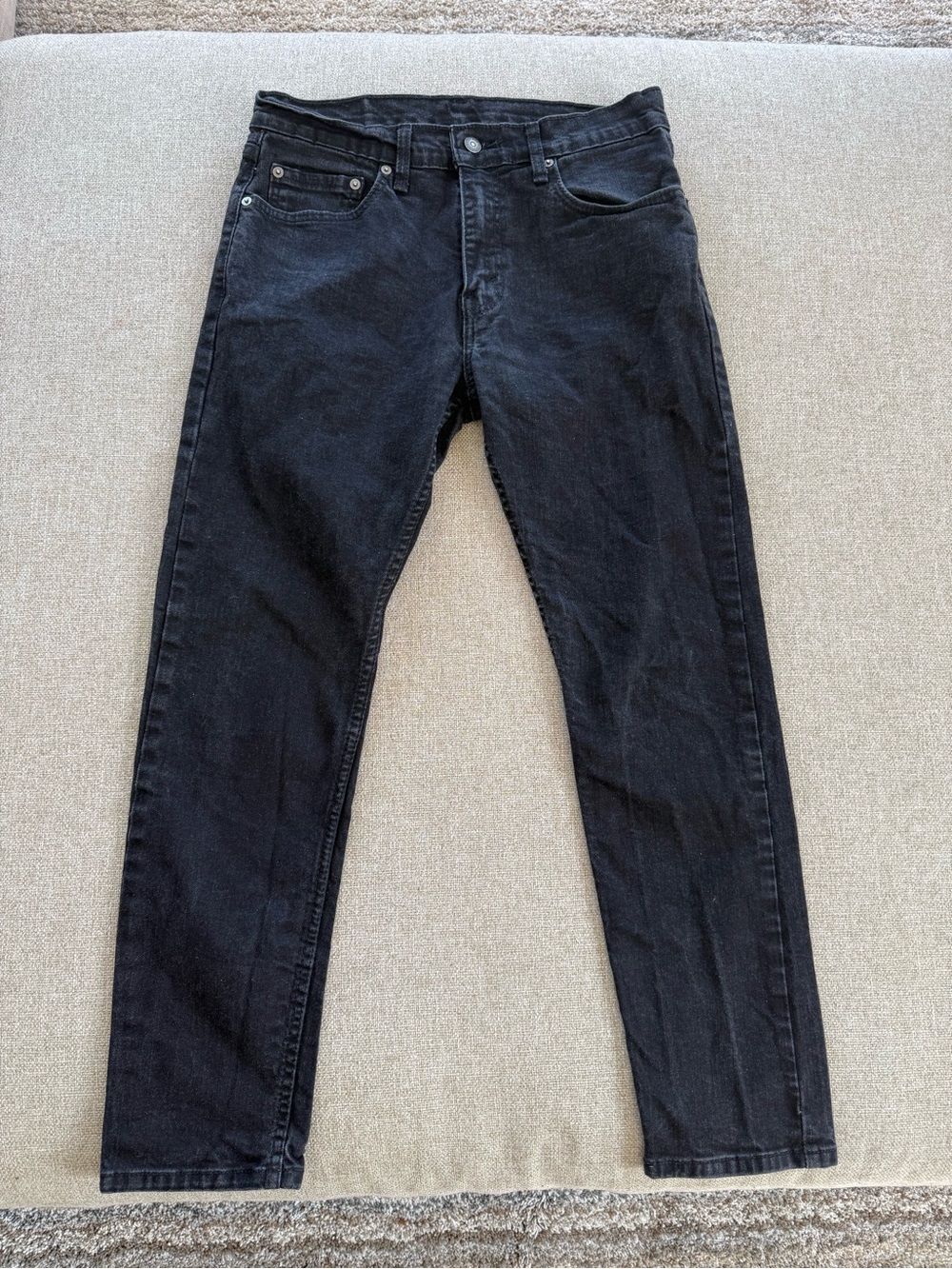 Levi’s 512 Slim Taper Black Stretch Jeans Men’s 32x30